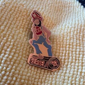Kerbela 92 Enamel Pin with Bold Design